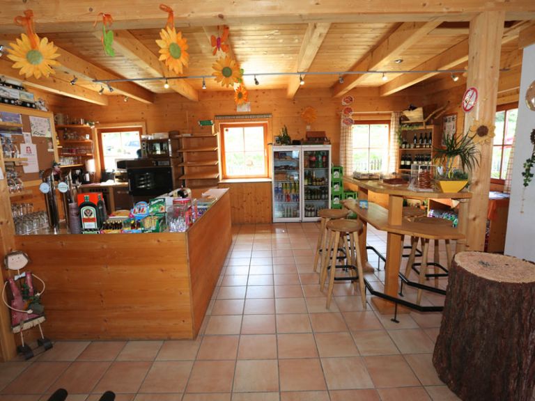 Shop im Rezeptionshaus
