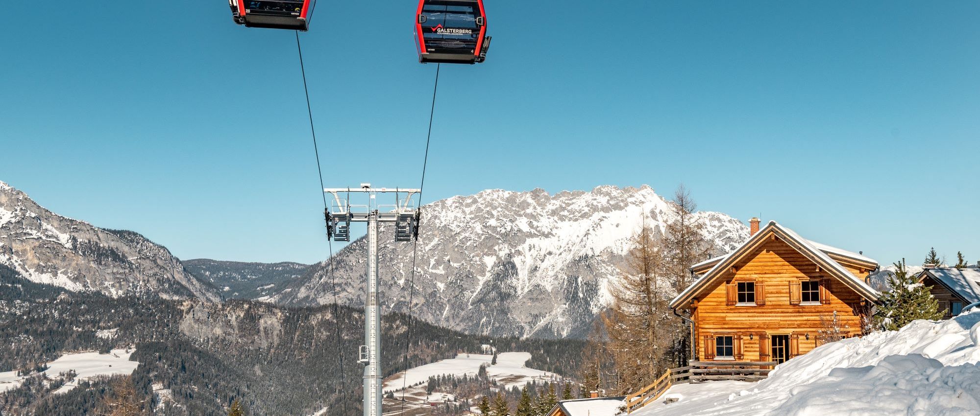 Mitten im Skigebiet Galsterberg